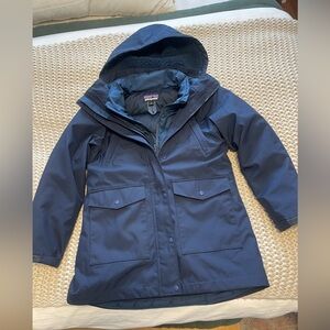 Patagonia Kids' Navy 2  in 1 coat